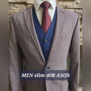 Men 40R ASOS Blazer only